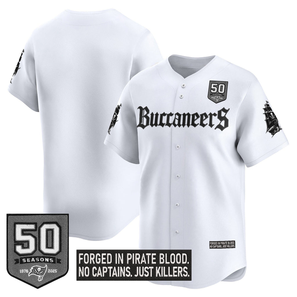 Men's Tampa Bay Buccaneers 'Gothic Pirate Shadows Edition' Vapor Baseball Jersey - All Stitched