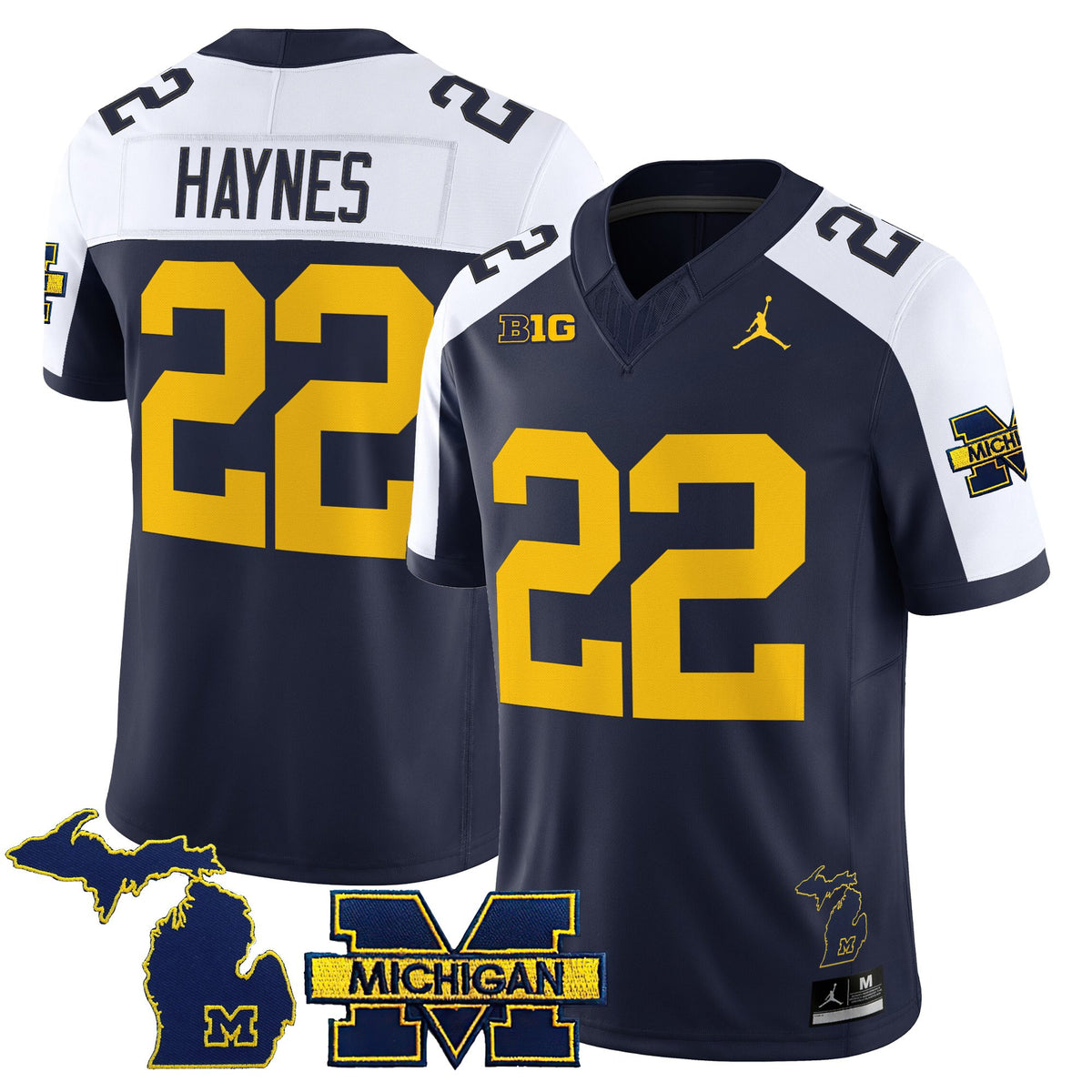 Men's Michigan Wolverines 2025 Vapor Limited Jersey V2 - All Stitched