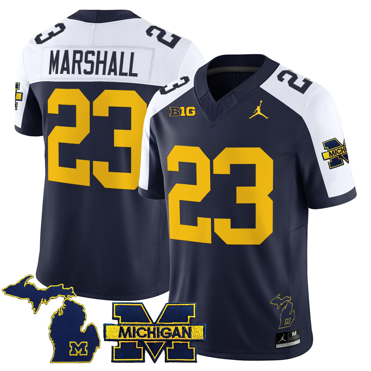 Men's Michigan Wolverines 2025 Vapor Limited Jersey V2 - All Stitched