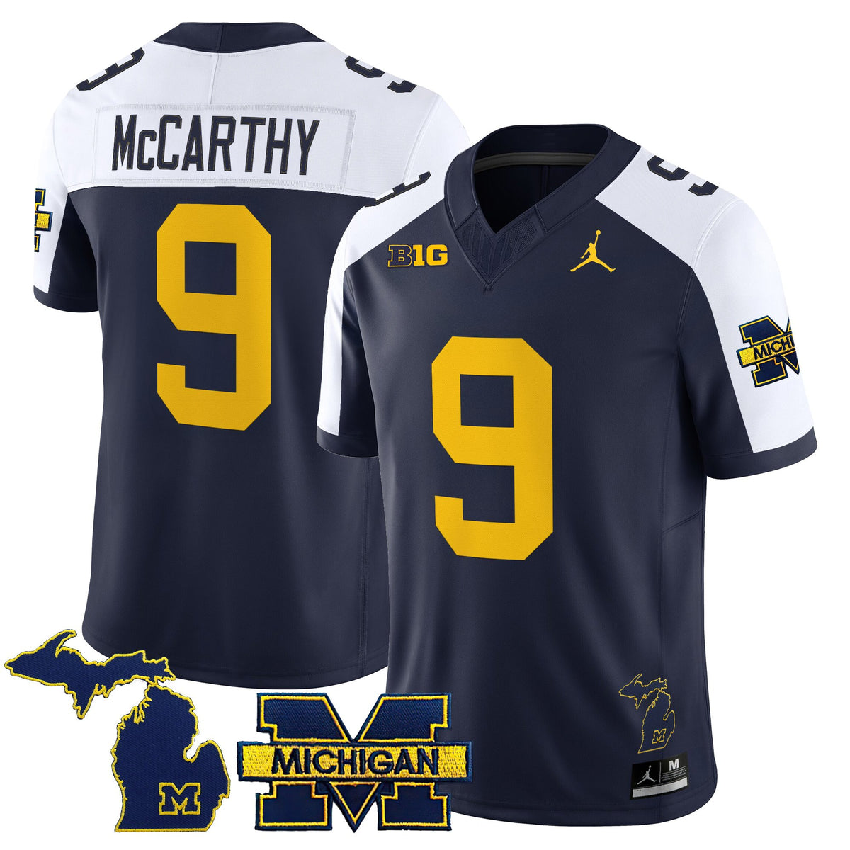 Men's Michigan Wolverines 2025 Vapor Limited Jersey V2 - All Stitched
