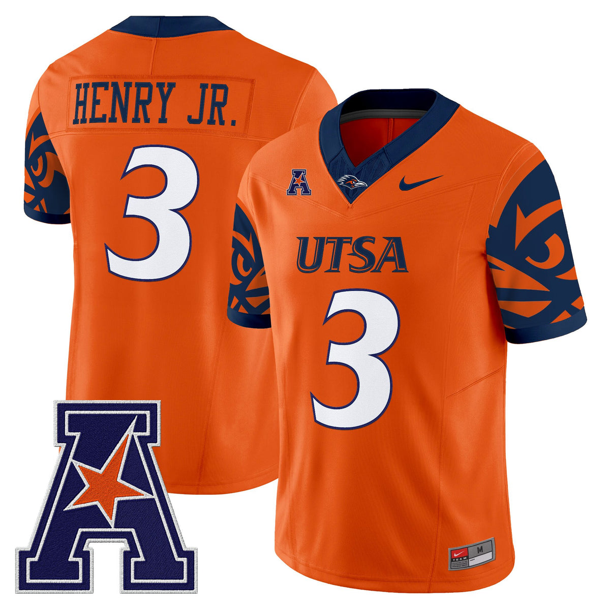 Men's UTSA Roadrunners 2025 Vapor Limited Jersey V2 - All Stitched