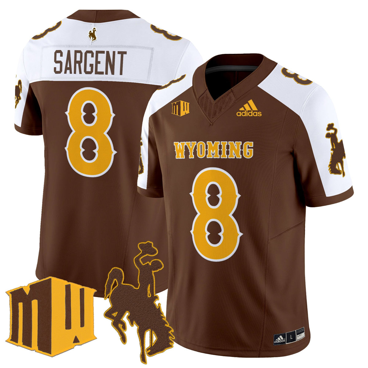 Men's Wyoming Cowboys 2025 Vapor Limited Jersey - All Stitched