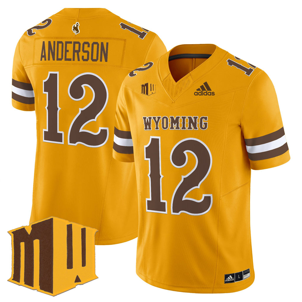 Men's Wyoming Cowboys 2025 Vapor Limited Jersey - All Stitched