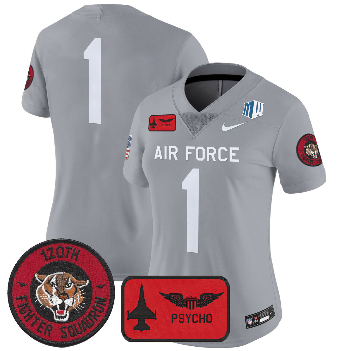 Women's Air Force Falcons 2025 'Air Power Legacy Series' Vapor Limited Jersey - All Stitched