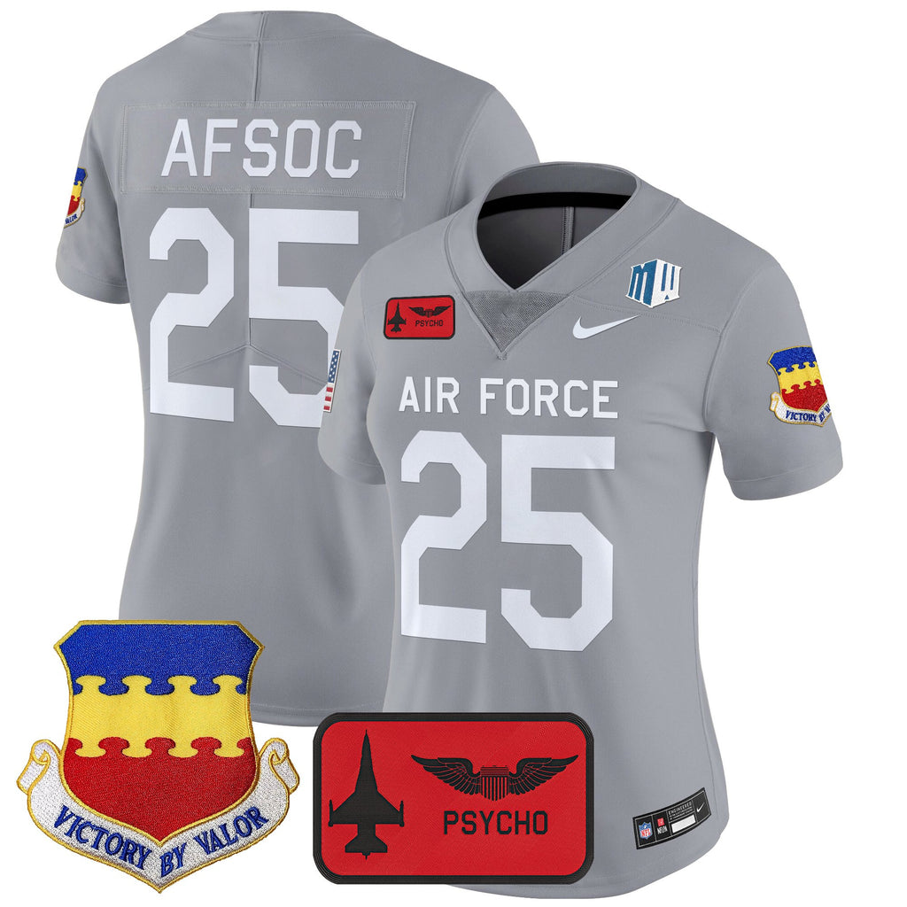 Women's Air Force Falcons 2025 'Air Power Legacy Series' Vapor Limited Jersey - All Stitched