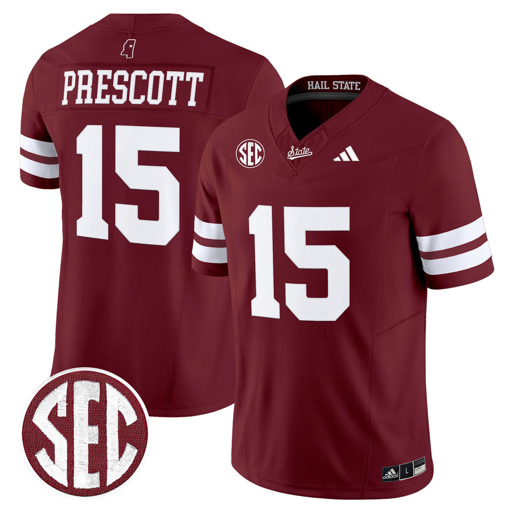 Men's Mississippi State Bulldogs 'Dark Mode' Vapor Limited Jersey - All Stitched