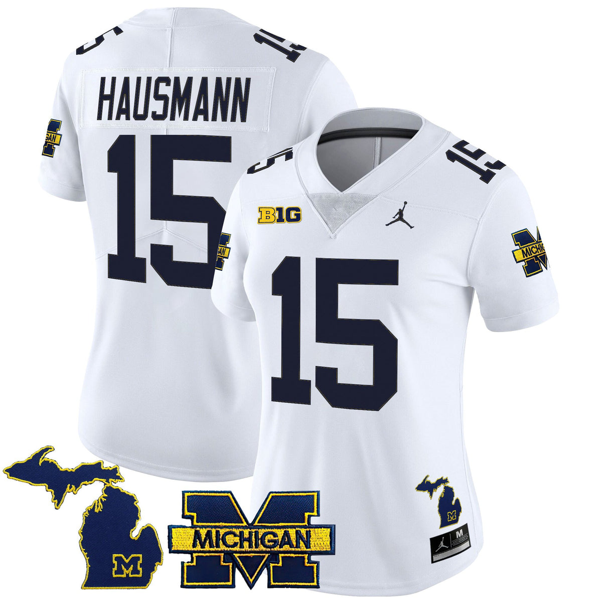 Women's Michigan Wolverines 2025 Vapor Limited Jersey - All Stitched