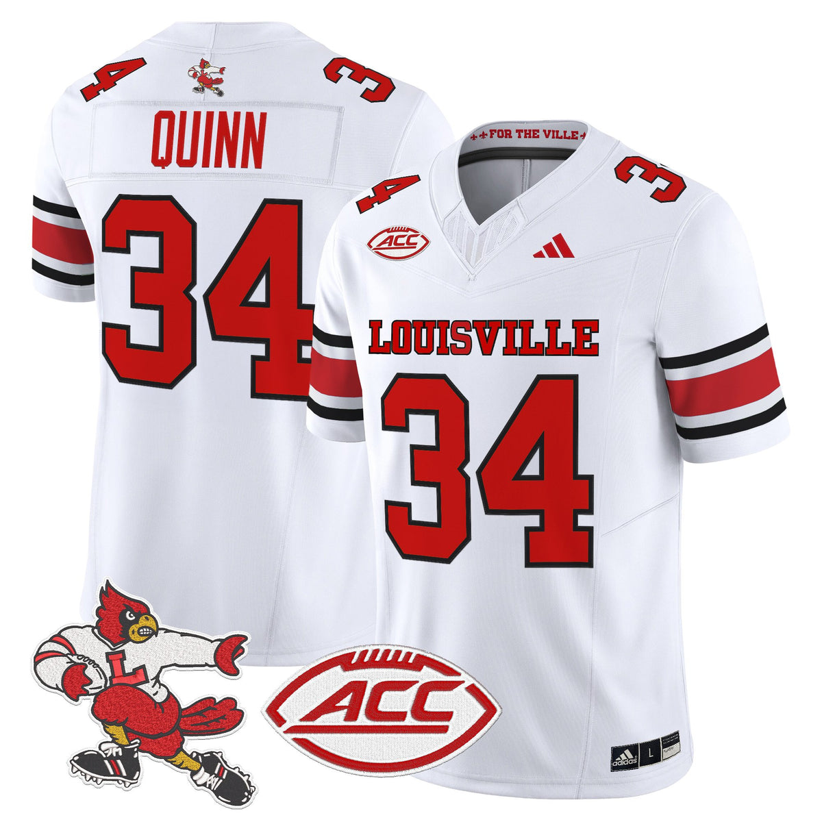 Men's Louisville Cardinals '1980s Throwback' Vapor Limited Jersey - All Stitched