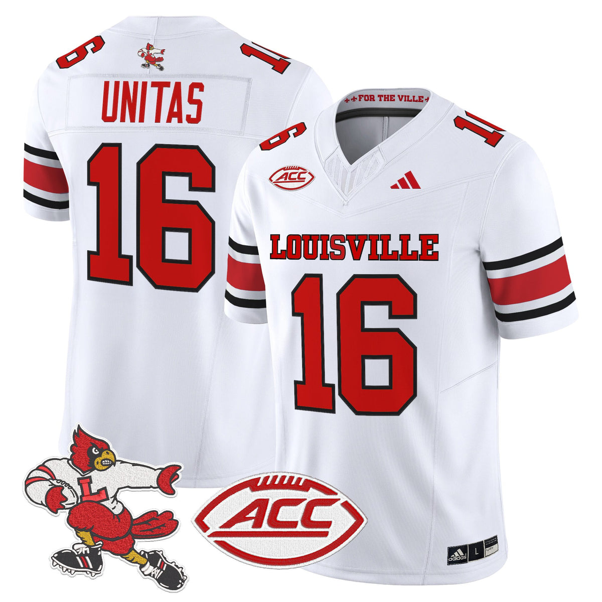 Men's Louisville Cardinals '1980s Throwback' Vapor Limited Jersey - All Stitched