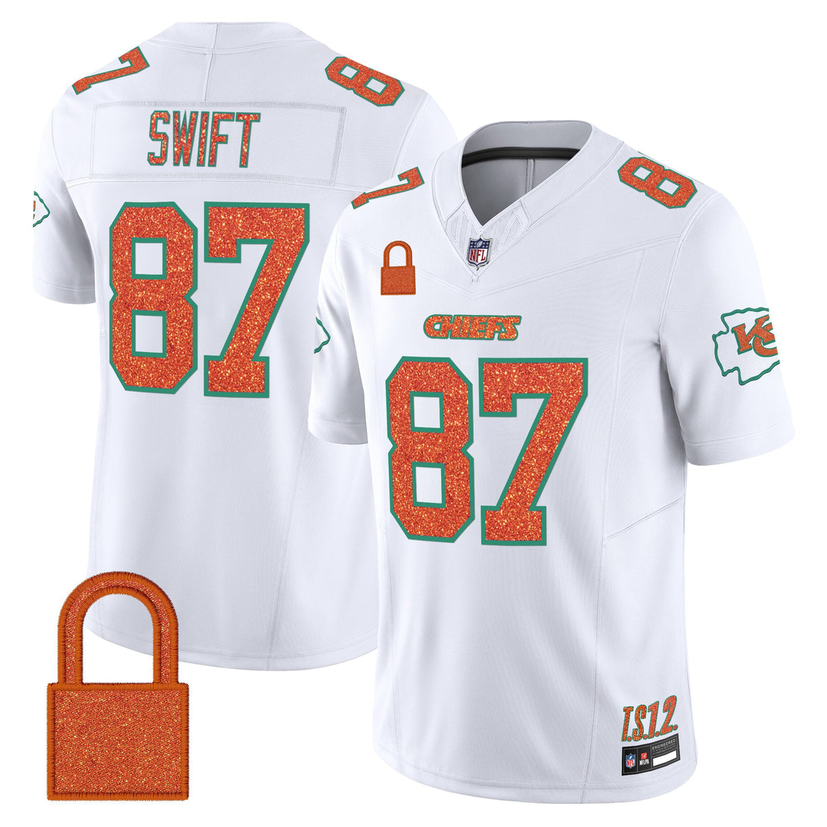 Men's Kansas City Chiefs 'Taylor Swift - TS12 - The Life of a Showgirl' Vapor Limited Jersey - All Stitched