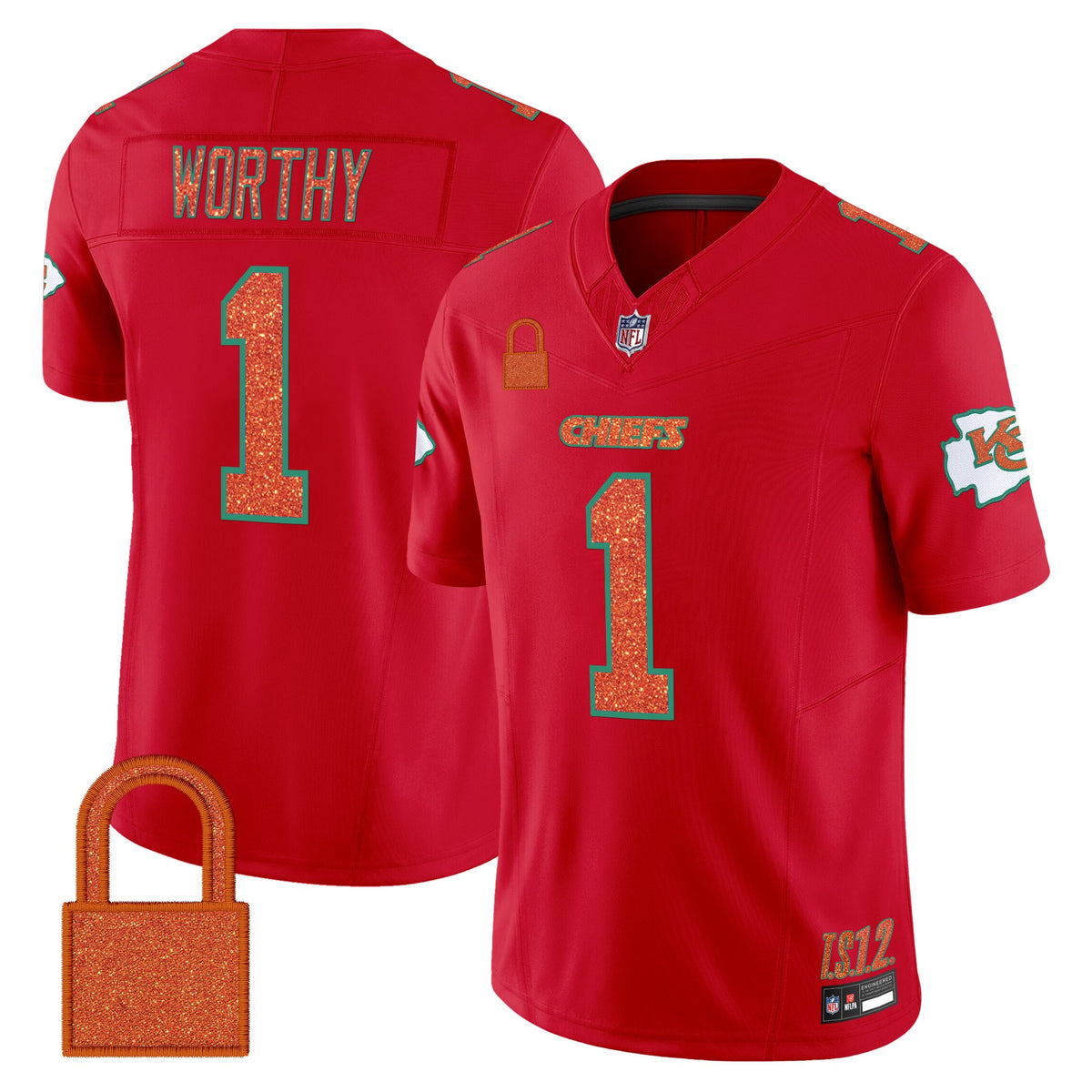 Men's Kansas City Chiefs 'Taylor Swift - TS12 - The Life of a Showgirl' Vapor Limited Jersey - All Stitched