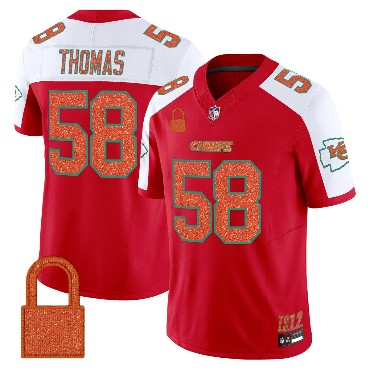 Men's Kansas City Chiefs 'Taylor Swift - TS12 - The Life of a Showgirl' Vapor Limited Jersey - All Stitched