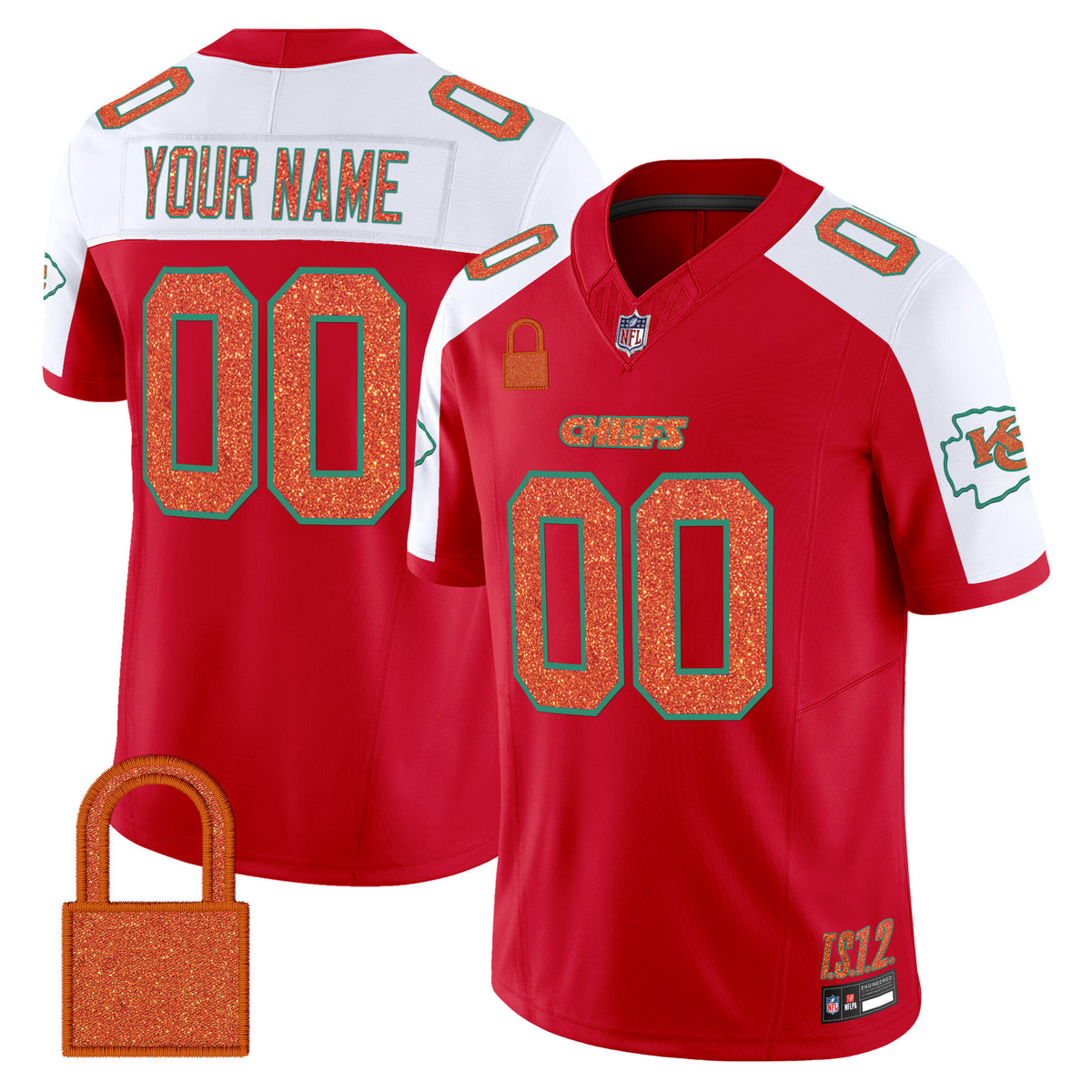 Kansas City Chiefs 'Taylor Swift - TS12 - The Life of a Showgirl' Vapor Limited Custom Jersey - All Stitched