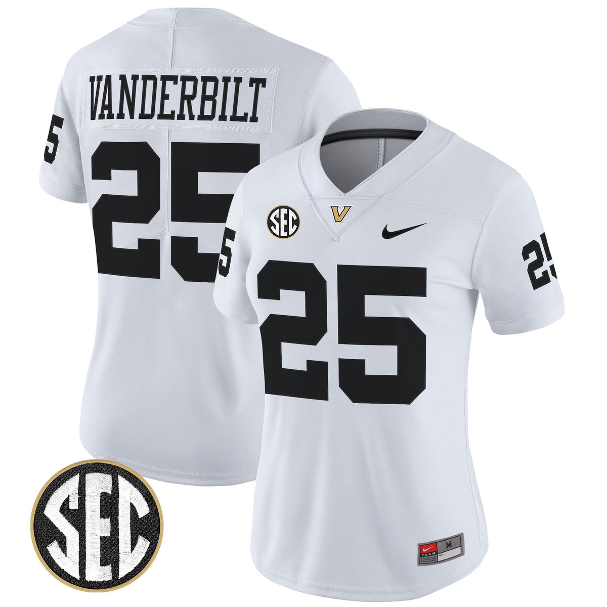 Women's Vanderbilt Commodores 2025 Vapor Limited Jersey - All Stitched