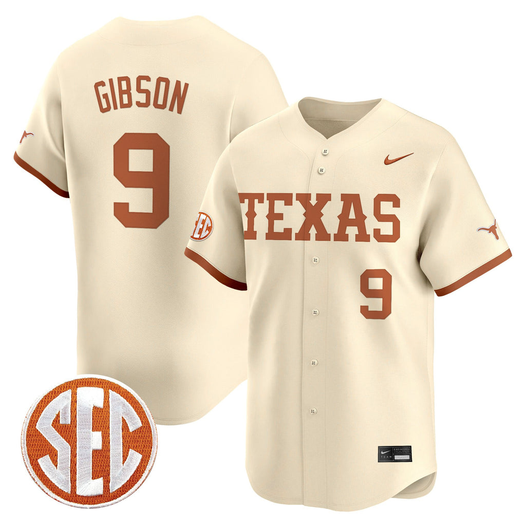 Men's Texas Longhorns 2025 Vapor Baseball Jersey - All Stitched