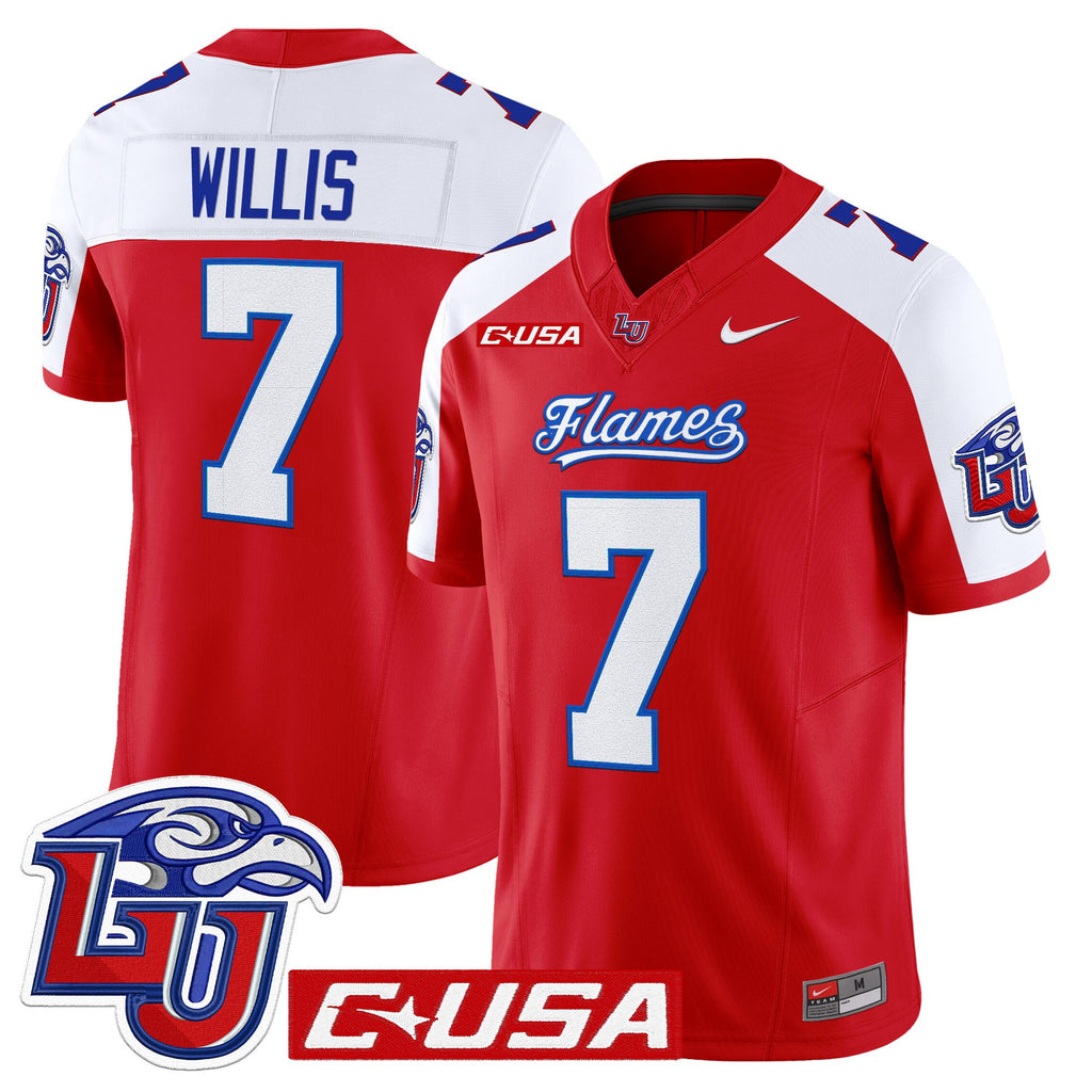 Men's Liberty Flames 2025 Vapor Limited Jersey - All Stitched