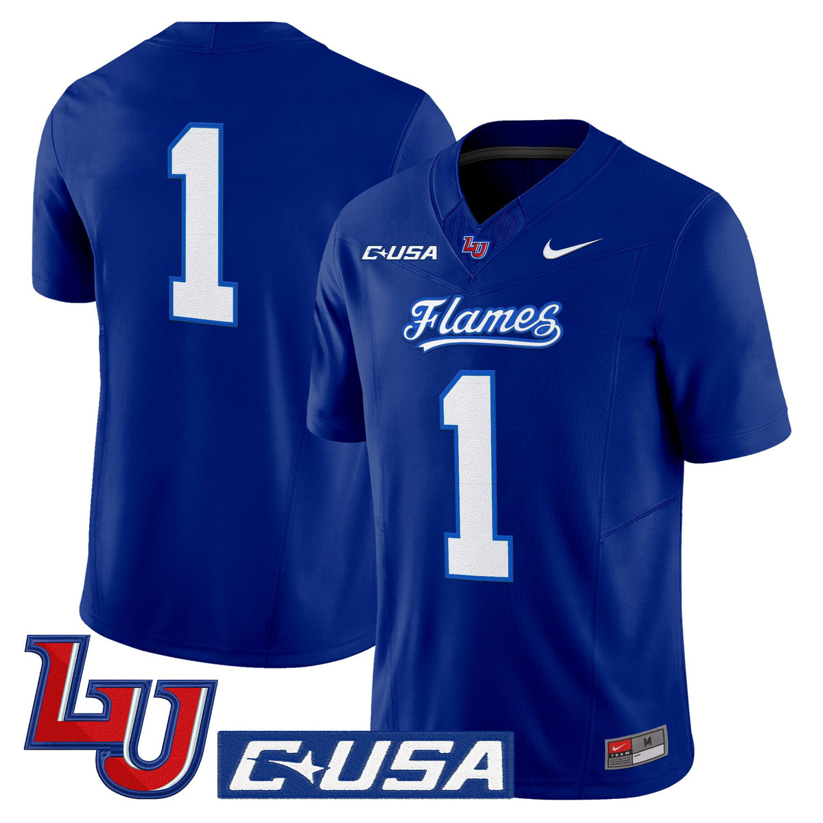 Men's Liberty Flames 2025 Vapor Limited Jersey - All Stitched