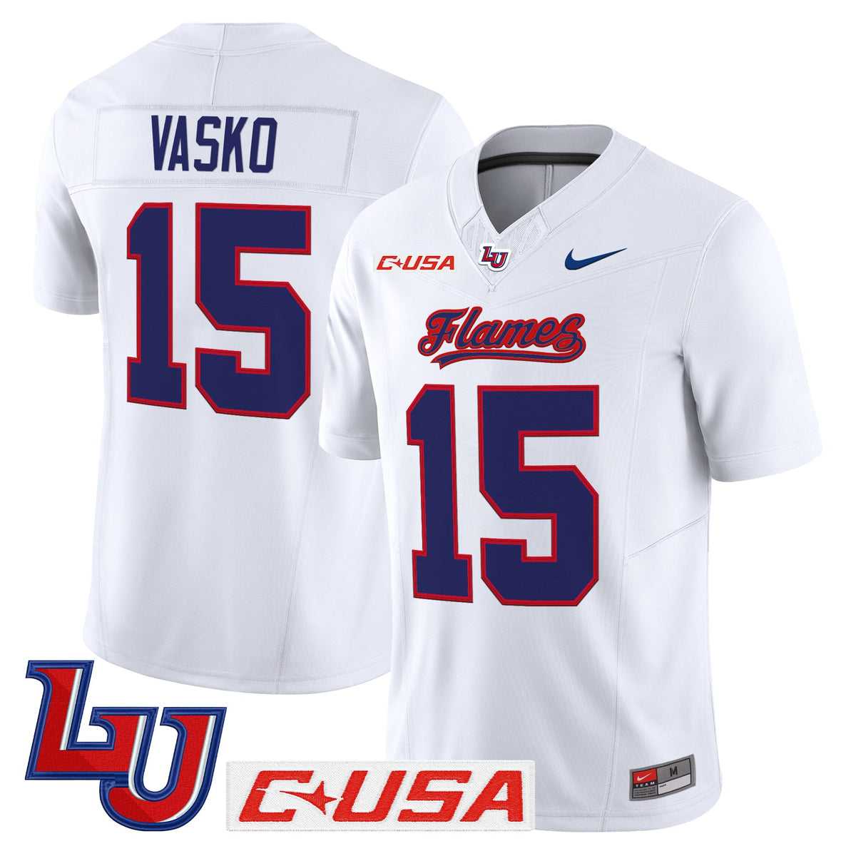 Men's Liberty Flames 2025 Vapor Limited Jersey - All Stitched