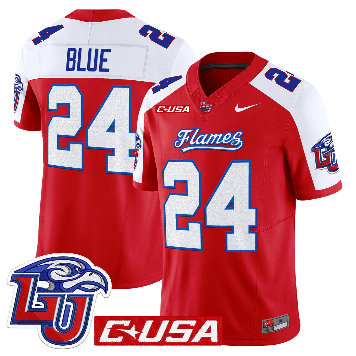 Men's Liberty Flames 2025 Vapor Limited Jersey - All Stitched