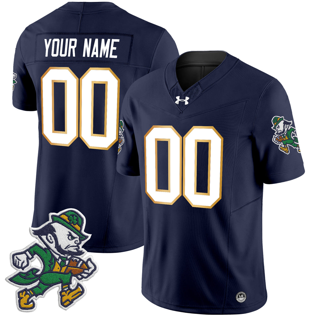 Notre Dame Fighting Irish 2025 'Gridiron Leprechaun Edition' Vapor Limited Custom Jersey – All Stitched