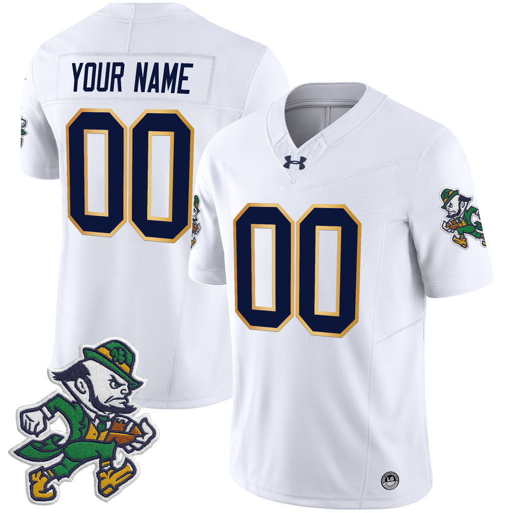 Notre Dame Fighting Irish 2025 'Gridiron Leprechaun Edition' Vapor Limited Custom Jersey – All Stitched