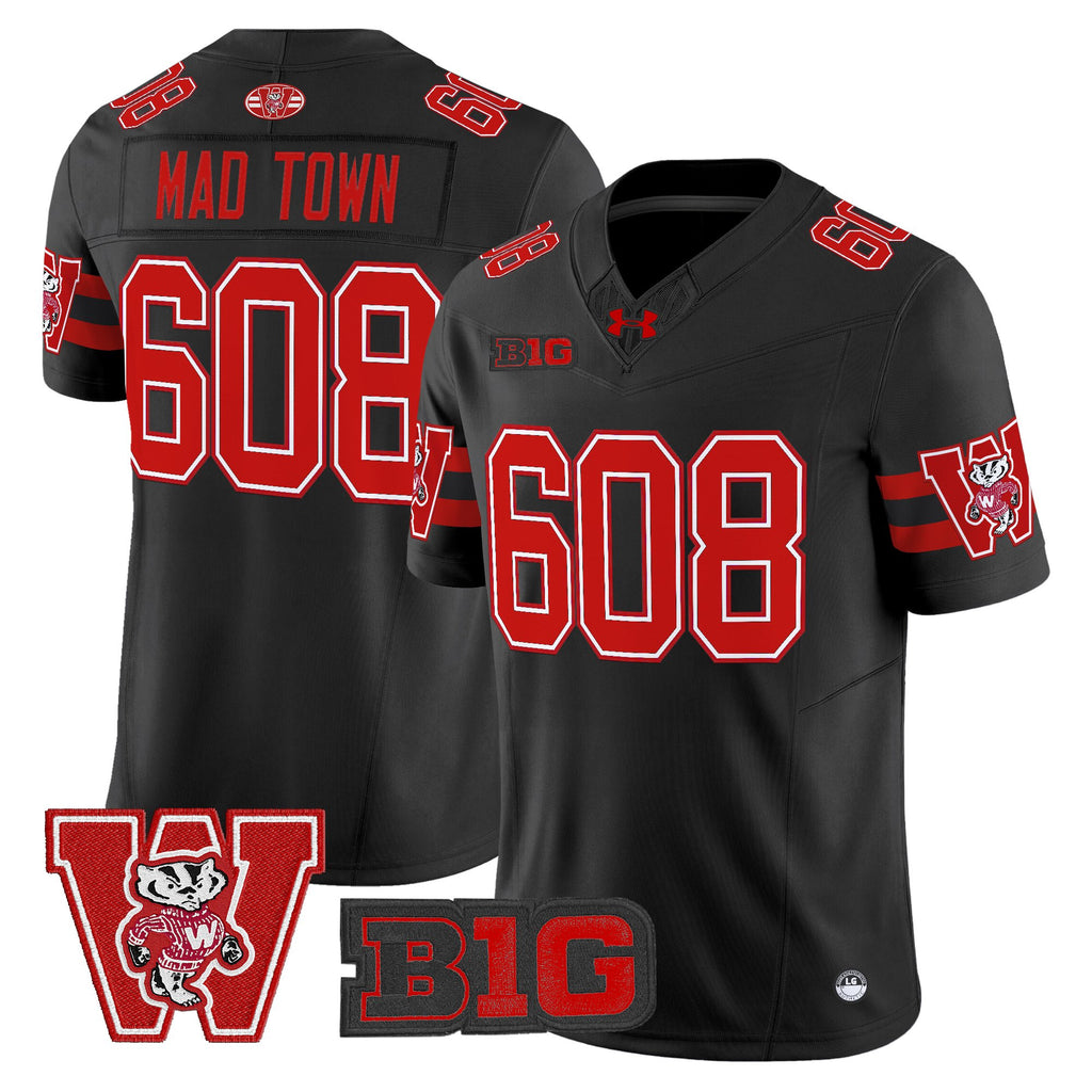 Men's Wisconsin Badgers Throwback Vapor Limited Jersey - All Stitched