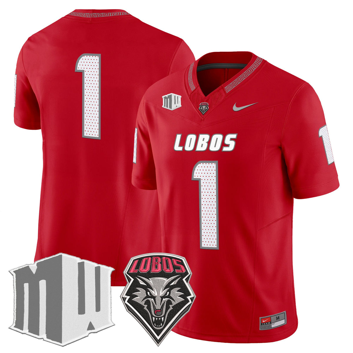 Men's New Mexico Lobos 2025 Vapor Limited Jersey - All Stitched