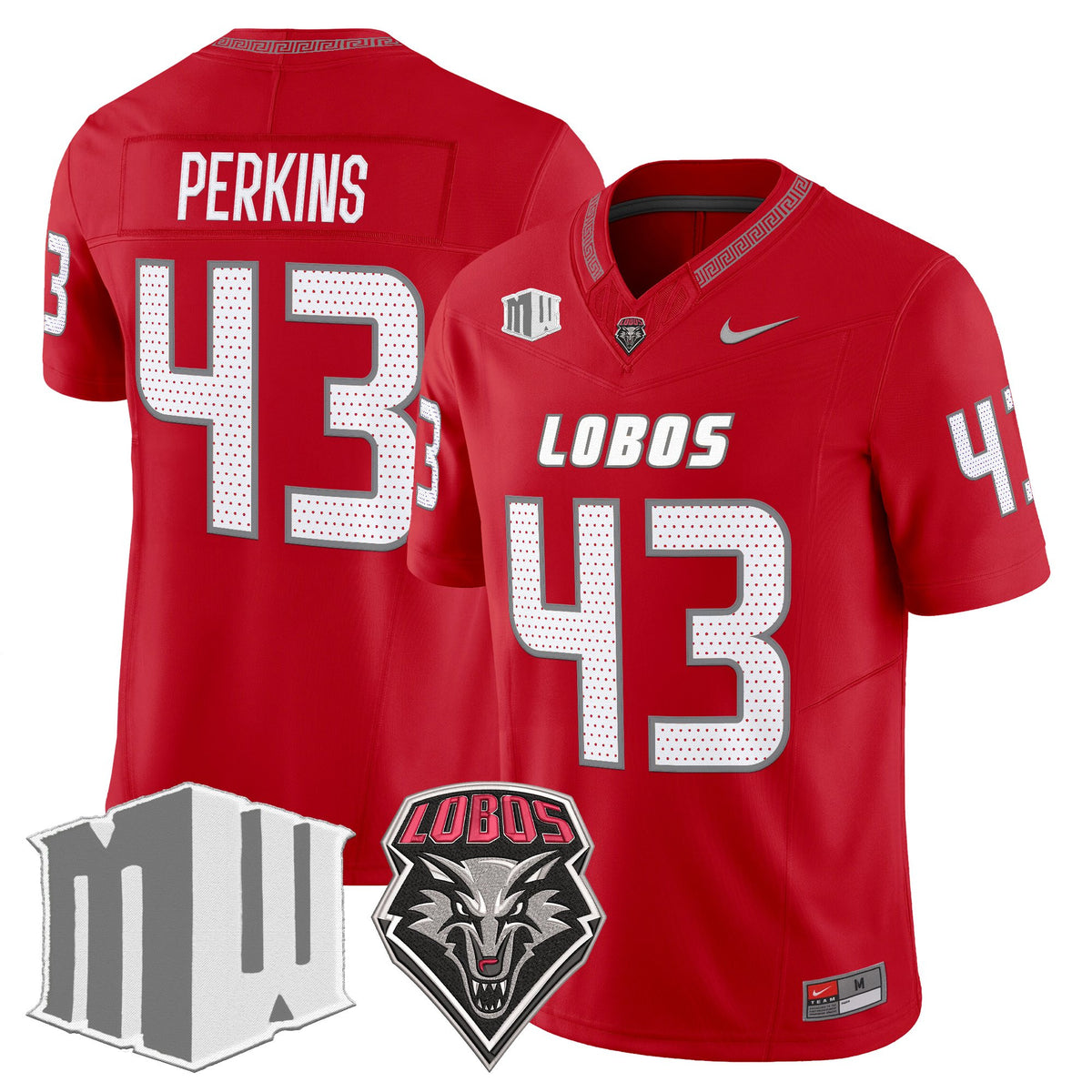 Men's New Mexico Lobos 2025 Vapor Limited Jersey - All Stitched