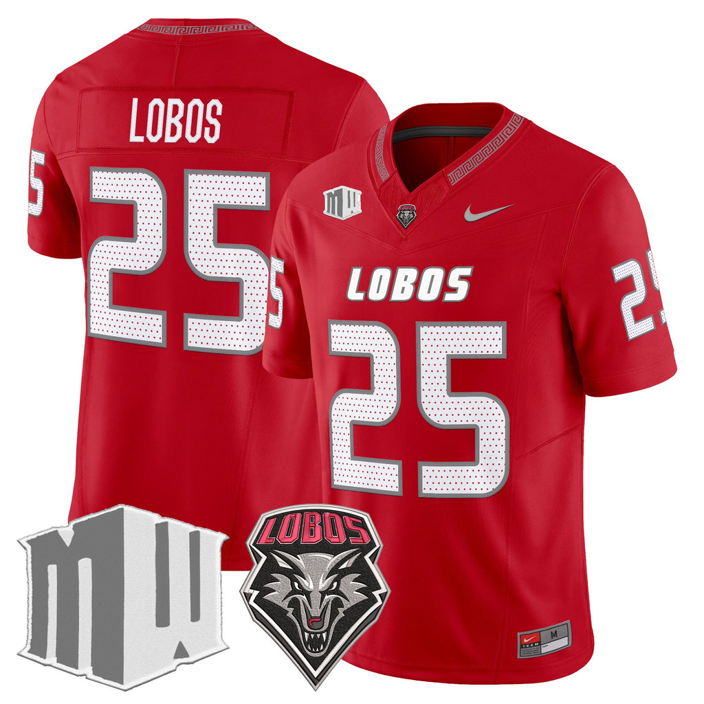 Men's New Mexico Lobos 2025 Vapor Limited Jersey - All Stitched