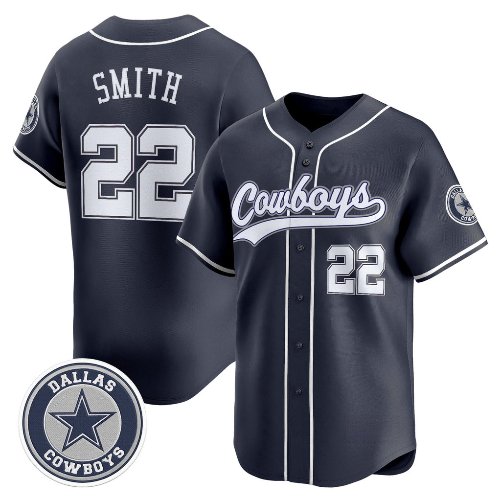 Men's Dallas Cowboys Vapor Baseball Jersey - All Stitched