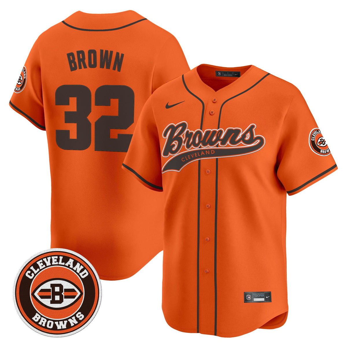 Men's Cleveland Browns 2025 Vapor Premier Limited Jersey - All Stitched