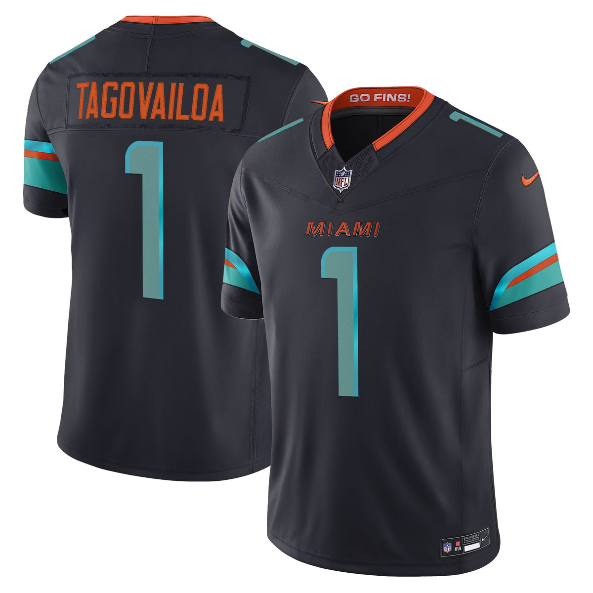 Men's Miami Dolphins 2025 "Rivalries" Vapor Limited Jersey - All Stitched