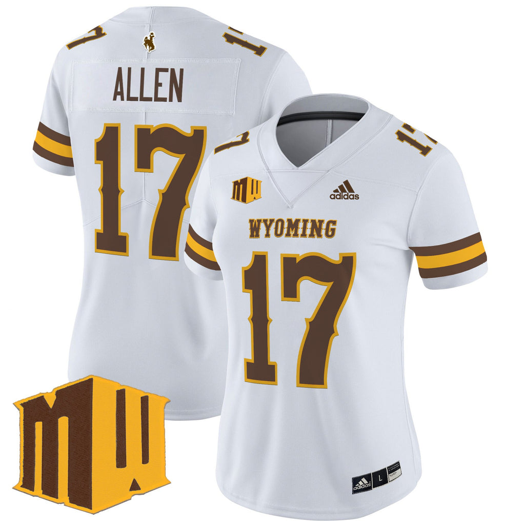 Women's Wyoming Cowboys 2025 Vapor Limited Jersey - All Stitched