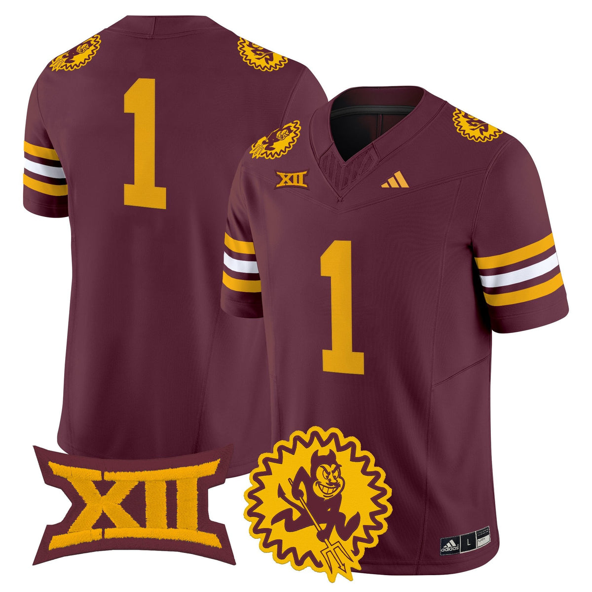 Men's Arizona State Sun Devils 1975 Throwback Vapor Limited Jersey - All Stitched