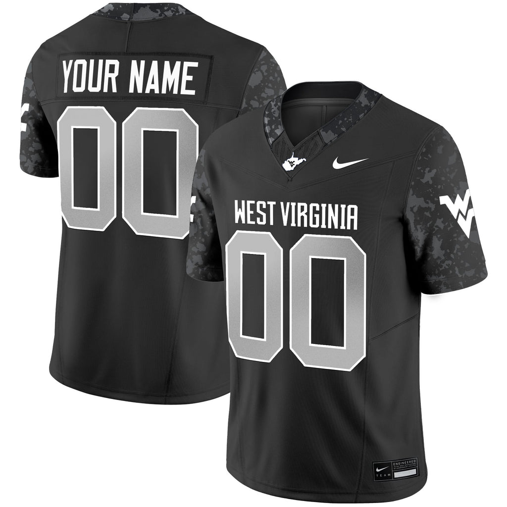 West Virginia Mountaineers 2025 Vapor Limited Custom Jersey - All Stitched