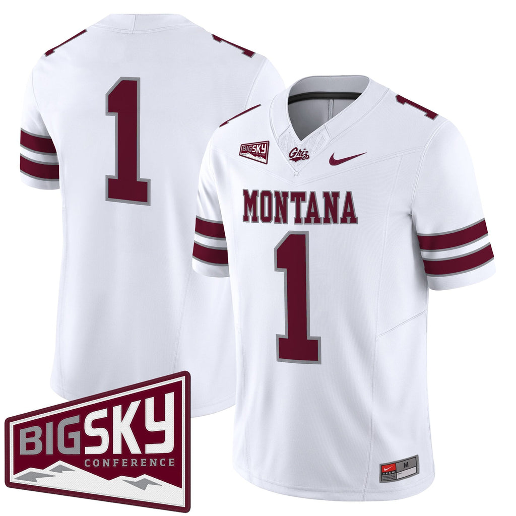Men's Montana Grizzlies 2025 Vapor Limited Jersey - All Stitched