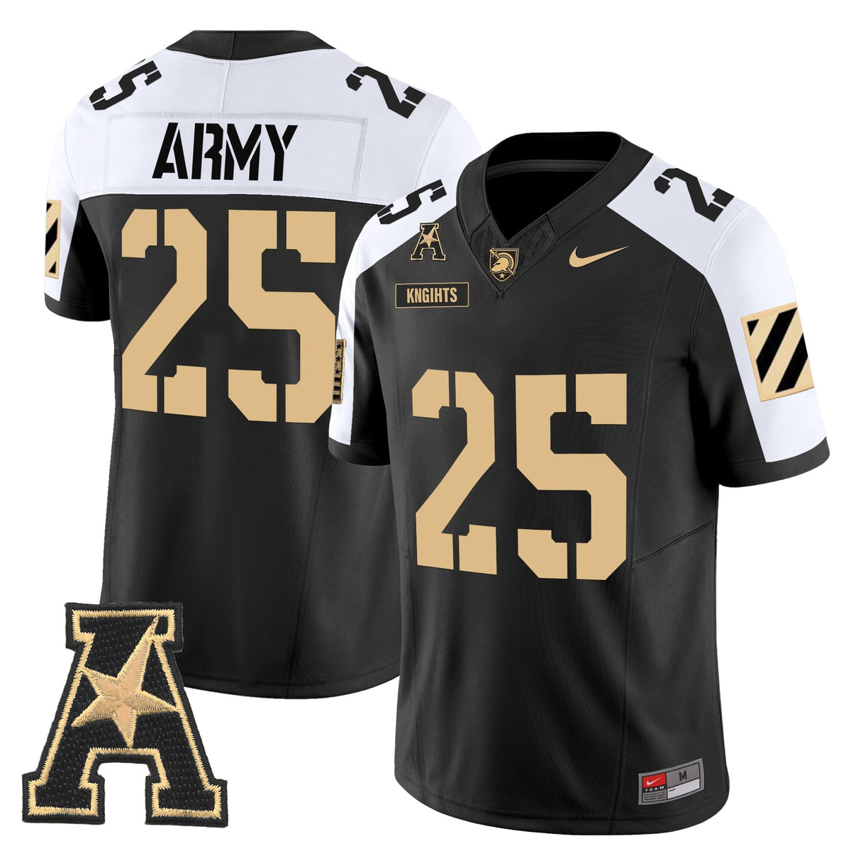 Men's Army Black Knights 2025 Vapor Limited Jersey - All Stitched