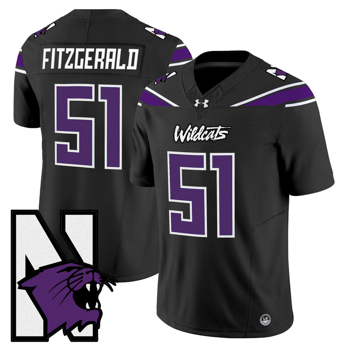 Men's Northwestern Wildcats Honoring ’95 Vapor Limited Jersey - All Stitched
