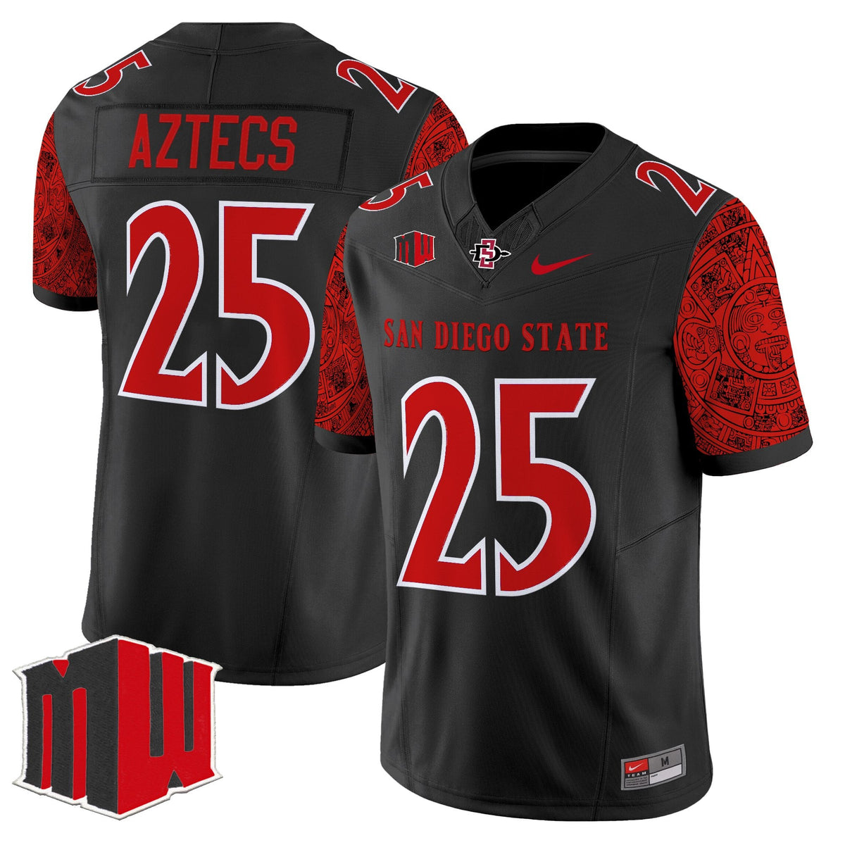Men's San Diego State Aztecs 2025 Vapor Limited Jersey - All Stitched