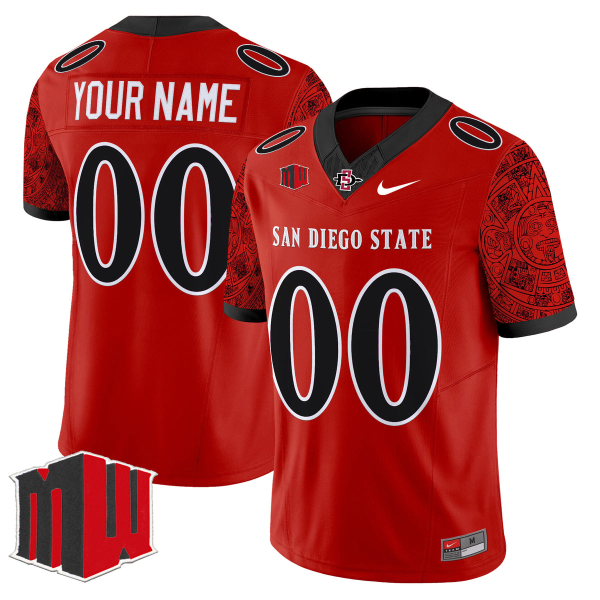 San Diego State Aztecs 2025 Vapor Limited Custom Jersey - All Stitched