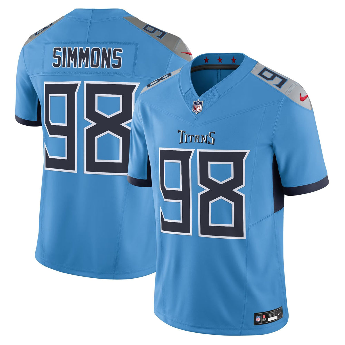 Men's Tennessee Titans 2025 Vapor Limited Jersey - All Stitched