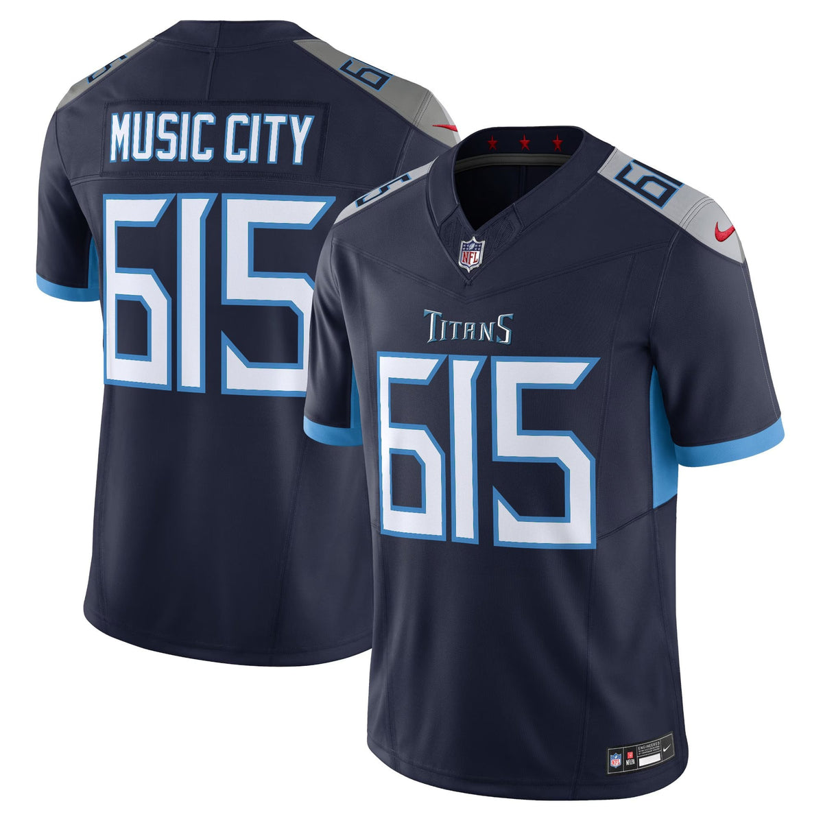 Men's Tennessee Titans 2025 Vapor Limited Jersey - All Stitched