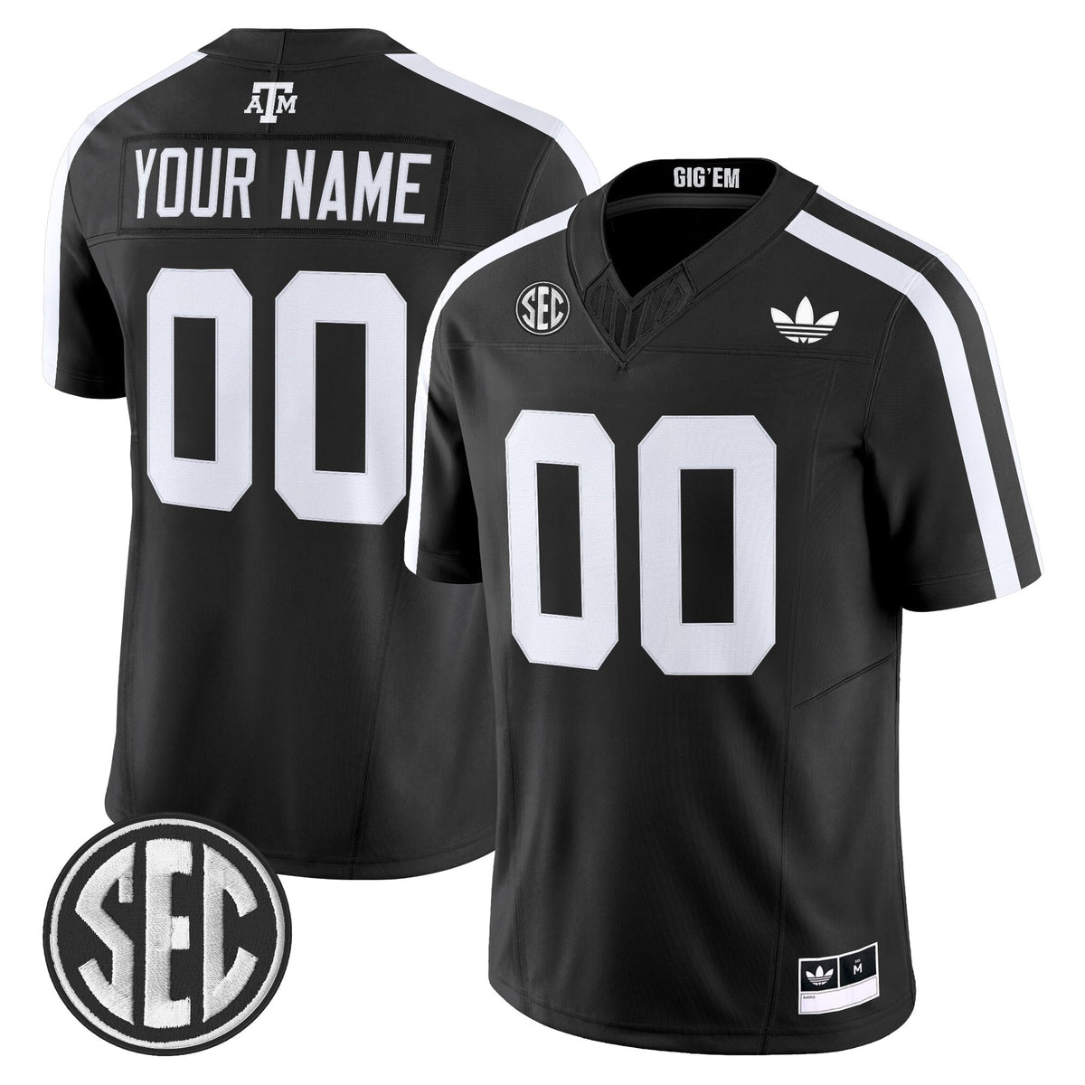 Texas A&M Aggies 2025 Vapor Limited Custom Jersey V2 - All Stitched