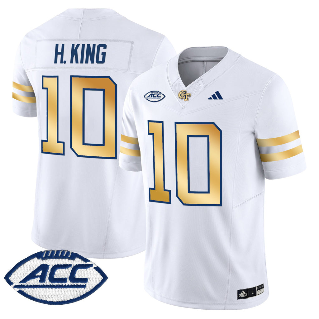 Youth's Georgia Tech Yellow Jackets 2025 Vapor Limited Jersey - All stitched