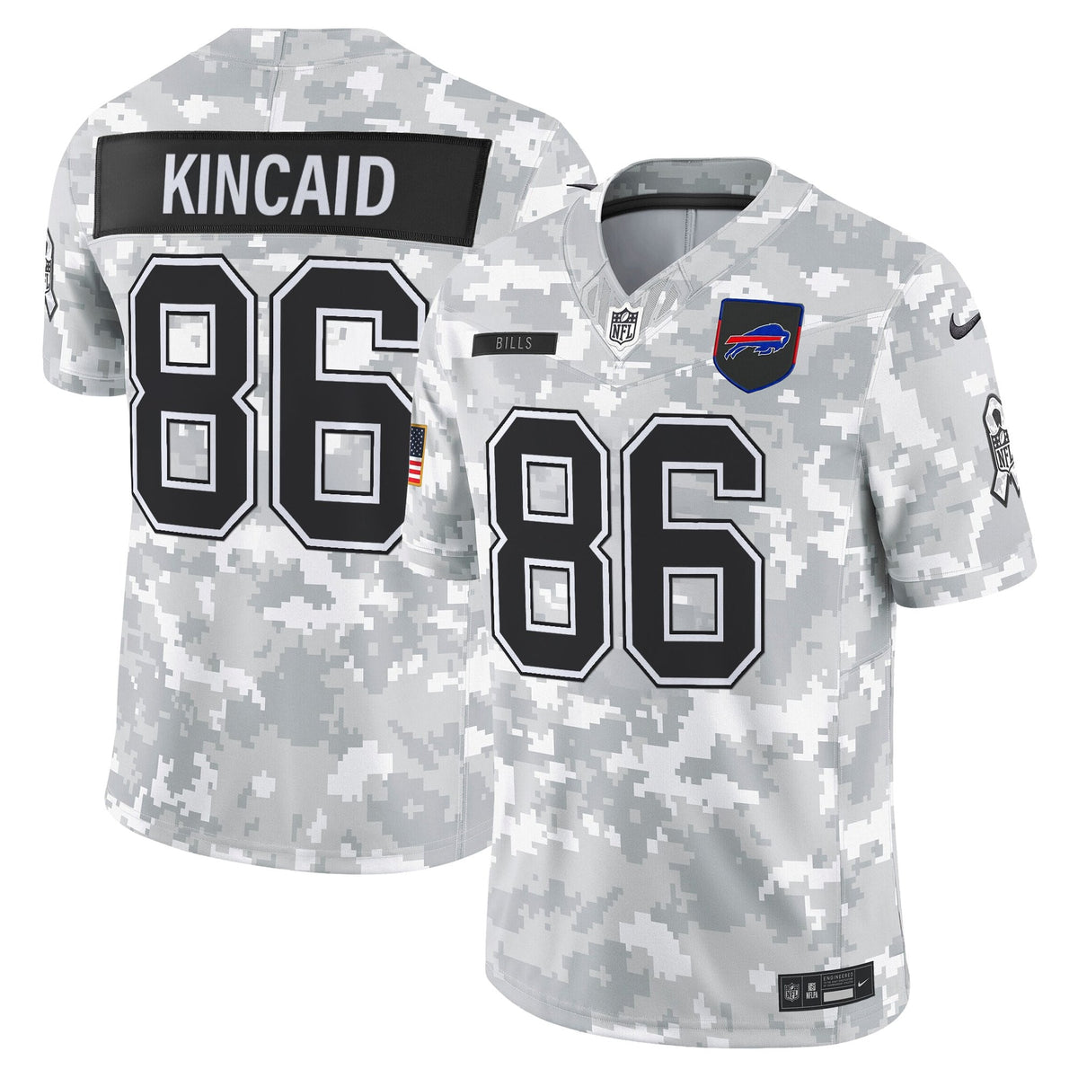 Men's Buffalo Bills 2025 Salute to Service Vapor Limited Jersey - All Stitched