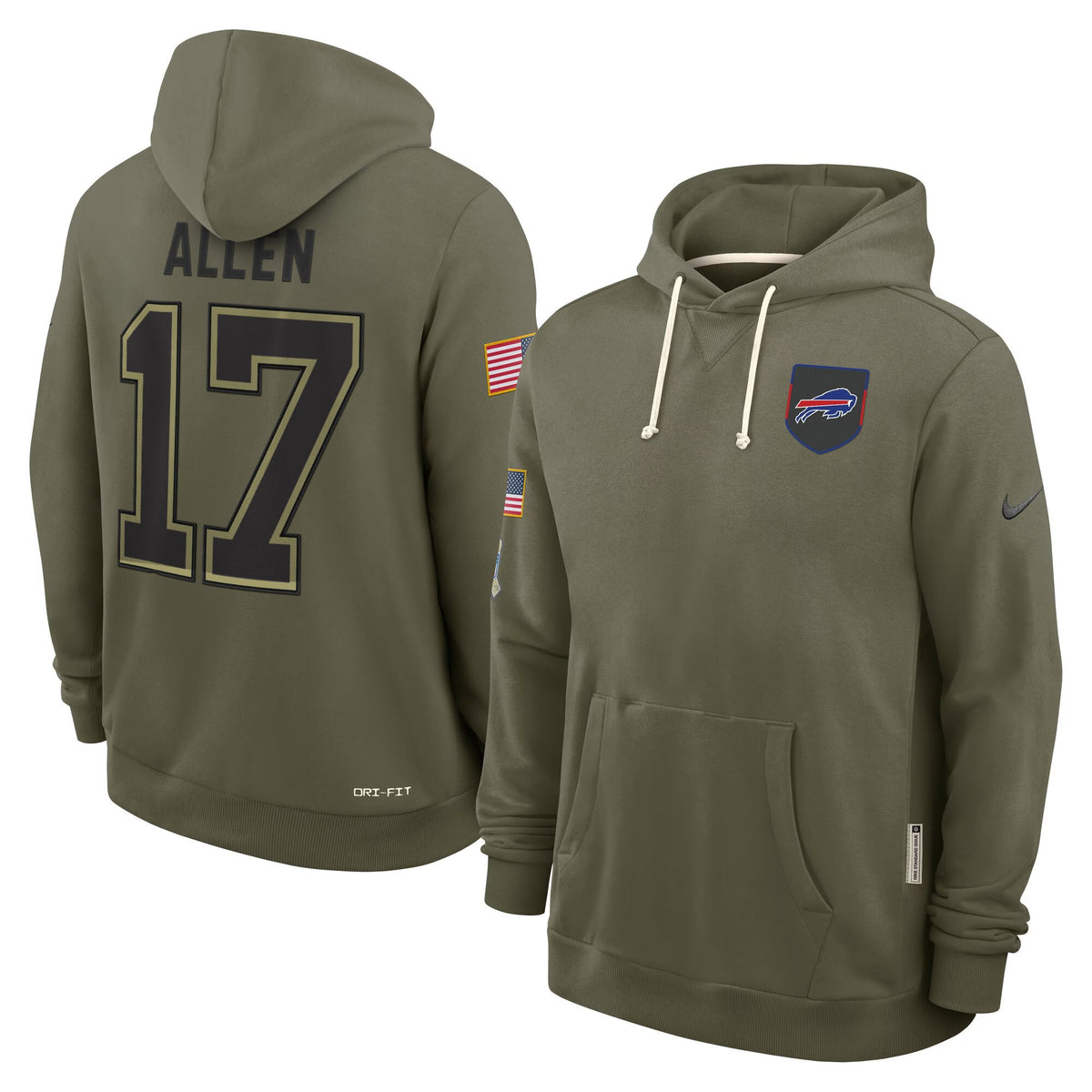 Buffalo Bills 2025 Salute to Service Pullover Hoodie - All Stitched
