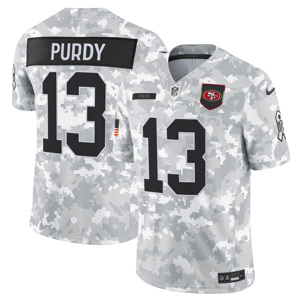 Men's San Francisco 49ers 2025 Salute to Service Vapor Limited Jersey - All Stitched