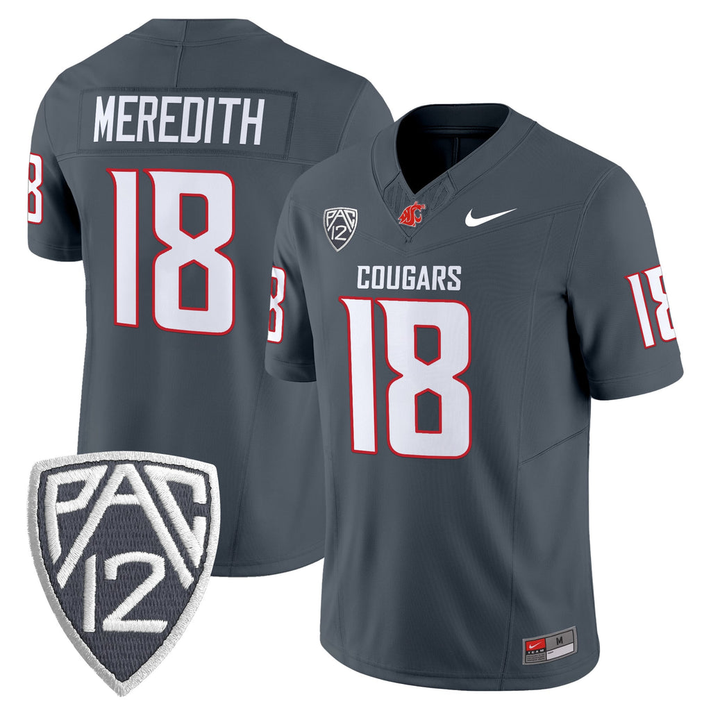 Men's Washington State Cougars 2025 Vapor Limited Jersey V2 - All Stitched