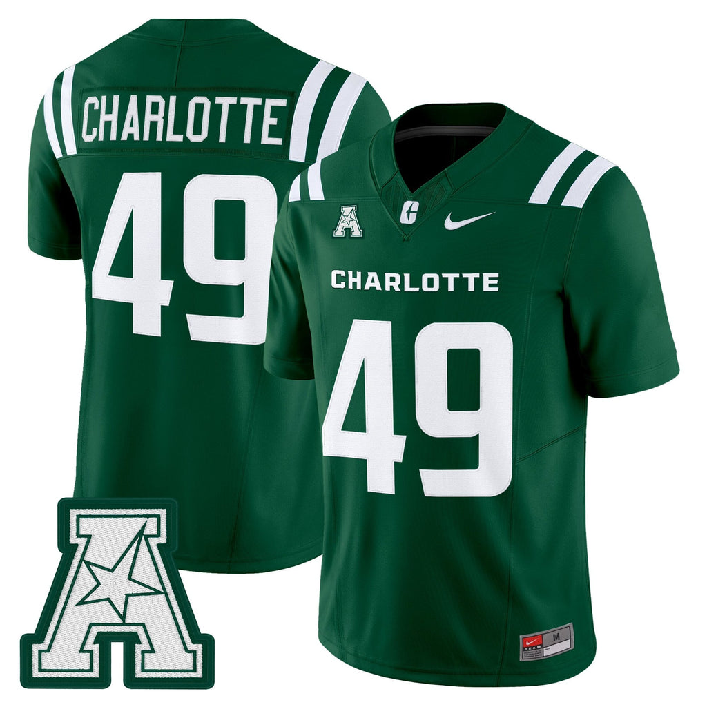 Men's Charlotte 49ers 2025 Vapor Limited Jersey - All Stitched