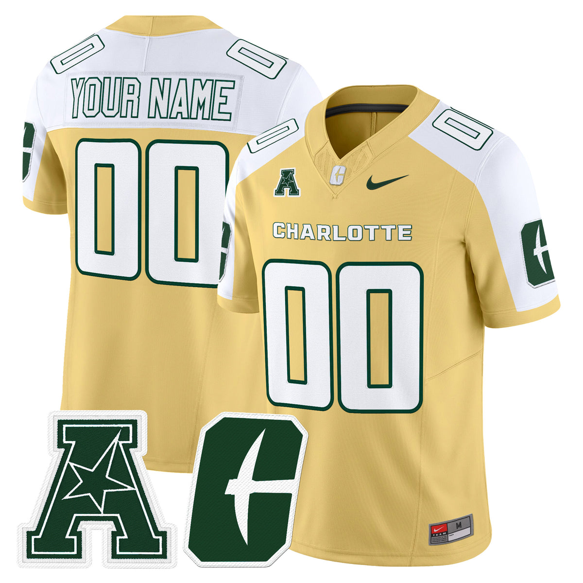 Charlotte 49ers 2025 Vapor Limited Custom Jersey - All Stitched